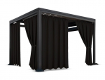 Užuolaida pavėsinei Mariall ZMOT-11, 220x155 cm, juoda