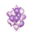 Violetinis balionų rinkinys, 14 vnt.
