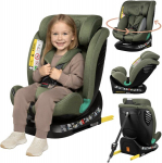 Automobilinė kėdutė, &bdquo;Lionelo&ldquo;, &bdquo;Bastiaan One i-Size&ldquo;, 4 viename, &scaron;oninė apsauga, su 4 padėčių atlo&scaron;iamu atlo&scaron;u, su 13 padėčių reguliuojamu galvos atramu, 360 laipsnių sukimasis, &bdquo;Top Tether&ldquo;, 0&ndash;36 kg, 40&ndash;150 cm, su &bdquo;Isofix&ldquo;, atitinka ECE R129, žalia