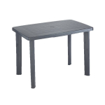 Stalas Faretto 102x68 cm, pilkas
