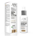 APIS DEPIQ PRO SYSTEM Depigmentacijos stiprintuvas su &alpha;-arbutinu 1 % ir &scaron;viesinančiu kompleksu 1 %, 30 ml