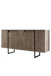 Komoda Kalune Design Luxe, ruda/juoda