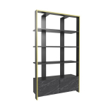 Knygų lentyna Kalune Design Elena 875ZNA4616, juoda