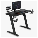 Kompiuterių žaidimų stalas Sense7 Nomad Basic, juodas