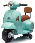 Vienvietis vaiki&scaron;kas elektrinis motoroleris Vespa, žalias
