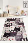 Kilimas (80 x 140) Cats Gray Djt
