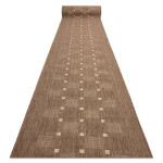 Kilimėliai sizalis FLOORLUX dizainas 20079 kava / mais 100 cm, 100x100 cm