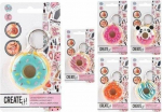 Lūpų balzamo raktų pakabukas Donut pink mix Create It! - Canenco