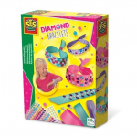 Apyrankų gamybos rinkinys vaikams SES Creative Diamond Bands