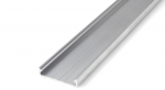 Aliuminio profilis Solis LED juostelėms - neapdorotas sidabrinis - 1 m Srebrny