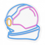 LED neoninė &scaron;viesos i&scaron;kaba - astronautas, daugiaspalvė