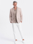 &Scaron;varkas vyrams Ombre Clothing v2 om-blzb-0128, smėlio spalvos