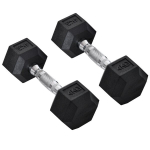 Hexagon hanteliai, 2 vnt. rinkinys Hanteliai su raižytu rankenėle, ketaus hanteliai, 2 x 4 kg, hanteliai vyrams ir moterims, namams, sporto salėms, jėgos treniruotėms