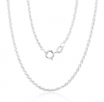 925 sidabrine grandinele "Rope II" DS00SC103