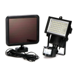 LED saulės skydelis - lempa