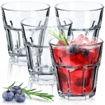 Stiklinės 230ml 4 vnt. rinkinys gėrimams