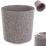 Gėlių vazonas Gėlių vazonas Plastikinis dangtis Gėlių stovas 25 cm Taupe