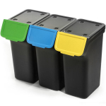 &Scaron;iuk&scaron;liadėžių rinkinys, 25 L, 3 vnt.