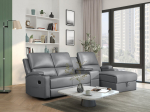 Trivietė sofa Loft Dallas, pilka
