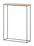 Stalas-konsolė ADRK Furniture Sili, juodas/rudas