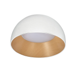 Lubų lempa Candellux Liguria LED 18W balta/medis