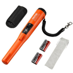 Metalo detektoriaus pinpointer su LCD ekranu