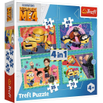 Dėlionė Minions 4in1 Trefl, 207 d.