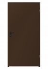 Techninės plieninės i&scaron;orinės durys 90x200cm rudos spalvos