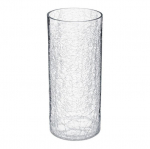Stiklo vaza, matinio stiklo efektas, 30 cm