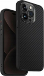Uniq Keva dėklas Iphone 15 Pro Max 6.7" su Magclick, juodas/anglies