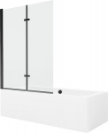 Vonia Mexen Cube su apdaila ir stiklo sienele, 170x80 cm + 120 cm (II)