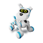 Interaktyvus robotas Xtream Bots Bobby, baltas