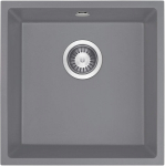 Granitinė virtuvinė plautuvė Deante Corda ZQA_S10A, Metallic grey