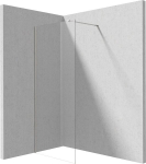 Walk-in du&scaron;o sienelė Deante Prizma, Chrome, 80x195 cm
