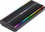 Silverstone Ms13 M.2 Ssd dėklas, juodas