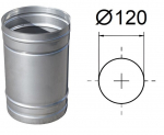 Dūmtraukio vamzdis Akvilon, L250 x D120 mm