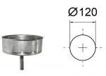 Kondensato nutekėjimas žemyn, D-120 mm.