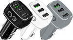 Uniwersali automobilinė įkroviklio stotelė 3x Usb