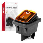 Jungiklis On-off su geltonu pa&scaron;vietimu 12/24v 20a Dc