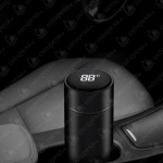 Termoso buteliukas su LED ekranu, 500 ml, Must