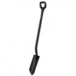 Daržininko kastuvas Fiskars Ergonomic Pro, juodas