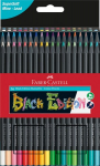 Spalvoti pie&scaron;tukai Faber-Castell, Black Edition, 36 spalvos