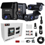 Veiksmo ir laisvalaikio kamera Priekis+užpakalis+interjeras - sjcam m60 prietaisų kameros 4k wi-fi automobilinis vaizdo registratorius