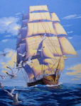 Tapyba pagal skaičius, 49,8x39,6 cm
