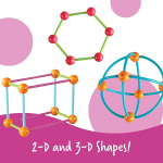 Learning Resources Pasinerkite į formas! Geometrijos rinkinys "sea" ir Build