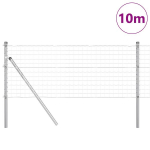 Euro Tvoros su 7 Stulpeliais 0.8x10 m Cinkuoto Plieno