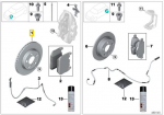 BMW Galios Diskas Svorio Ventiliuotas Kairysis 34116875283