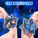 2-in-1 magi&scaron;kų kubelių rinkinys, Star Clear Sky Magic Cube Infinity, 3d transformuojantys kubeliai, Infinity Cube, vaikų morfingo kubelių dovanos 6-12 metų