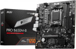 Msi pro b650m-b motininė plok&scaron;tė, micro-atx - palaiko amd ryzen 7000 serijos procesorius, am5 - ddr5 memory boost 6800+mhz/oc, 1 x pcie 4.0 x16, 1 x m.2 gen4, 2.5g lan