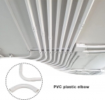 Pipe Elbow M16 10 x Pipe Bend 90&deg; elektrinis vamzdis strypas vamzdis tu&scaron;čias vamzdis Pvc instaliacijos kabelių kanalas rūsio sienos lubų montavimo kabelių vamzdis universalus visų tipų 16 mm